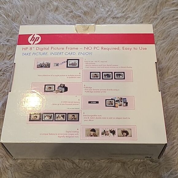 NWT HP 8" digital picture frame - Picture 5 of 5